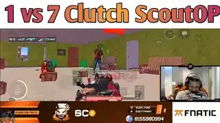 ScoutOP 1 vs 7 Clutch, Mok Ronak Spectating Scout, One of the best clutches, pubg mobile Highlights