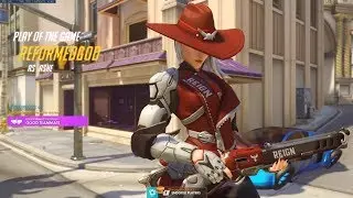 Overwatch Dafran Showing His Monster Ashe Gameplay Skills -POTG-