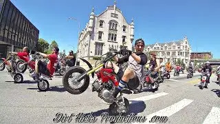 DUDE DATE 2014 - *RAW FOOTAGE* - WORLD'S LARGEST PIT BIKE RIDE - LOUISVILLE, KENTUCKY