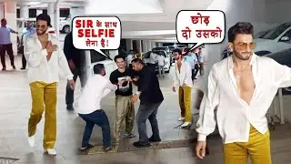 See How Ranveer Singh's Security Guards Behave With Fans While Taking Selfie ! #selfiee