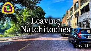 Day 11 on The Bayou State Trail | Hiking Thru Natchitoches & a Free Hammock Spot