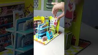 DIY Crafts 3D Puzzle Supermarket rekomendasi mainan anak #diy #crafts #puzzle #shorts