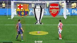 RONALDO VINI MESSI MBAPPE - FC26 - BARCELONA VS ARSENAL - FINAL UCL PENALTY SHOOTOUT - PS5