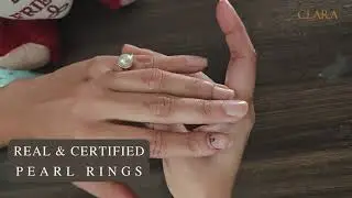 Natural & Certified Real Pearl Moti Stone Rings Collection | CLARA