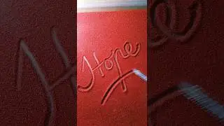 Sand Art, Name in Sand, Sand Script Art, Sand Calligraphy, ASMR videos, Shorts | Hope