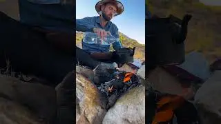Making Tea in Nature 🍵🔥🌿 | Peaceful and Relaxing Outdoor Moments #nature #cooking #food #fire #short