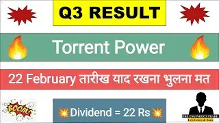 Torrent Power Q3 Results 2023 | Torrent Power Dividend 2023 | torrent power share news, torrent powe