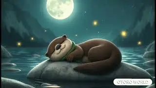 Otoro and the Lost Moonlight | Sleepy Animation Loop with Gentle Music