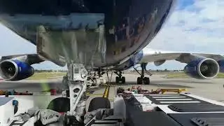BA BOEING 747 400 G-CIVH leaves LHR for the last time for sad early retirement.