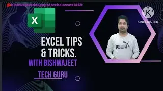 Excel tips & tricks with Bishwajeet tech guru#exceltips #excel #exceltutorial