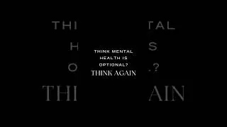 MENTAL HEALTH ISN'T OPTIONAL | PAUSE HERE 💭