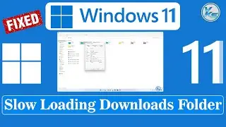 ✅ How To Fix A Slow Loading Downloads Folder in Windows 11 - Dell, HP, Acer, Asus