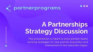 A Strategy for Gaining Agency Partnerships