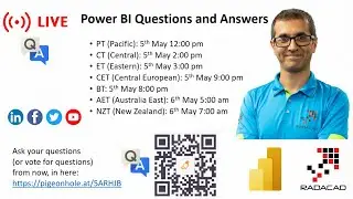 Live Power BI Q&A with RADACAD - 20220506