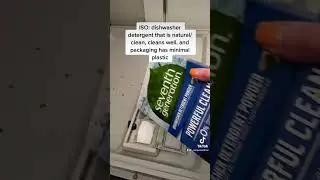 ISO Plastic Free, &ldquo;Clean&rdquo; Dishwasher Powder #shorts