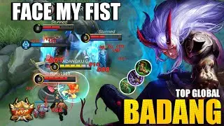 BADANG TOP 1 GLOBAL GAMEPLAY - Badang best build and emblem 2021 - Mobile legends