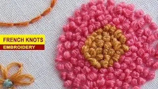 FRENCH KNOTS EMBROIDERY
