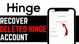 How To RECOVER DELETED HINGE ACCOUNT! | NEW UPDATED TUTORIAL 2025!