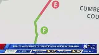 Push to make changes to transportation modernization board
