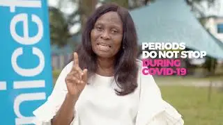 Emma Joan Halm, WASH officer, UNICEF message on Menstrual Hygiene