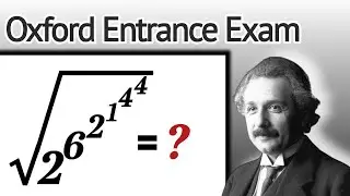 Oxford entrance exam question || How to evaluate?