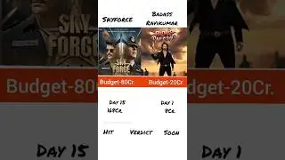 Skyforce Vs Badass Ravikumar Comparison Box Office Collection || Akshay Kumar