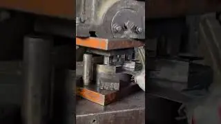 Press forming metal #technology #handmade