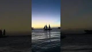 Golden Hour in Key West 🌅⛵ &mdash; Pure Magic on the Water ✨