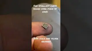 Handmade smallest chessboard ever #chess #games #handmade #smallest #miniature