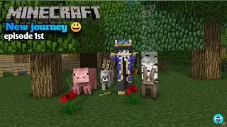 Minecraft Ka Safar Shuru! - Building My First House 🏠
