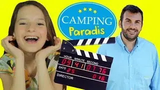 CAMPING PARADIS - Je t'emmène dans les coulisses ! PREMIÈRE SÉQUENCE, premier jour de TOURNAGE ! 💬
