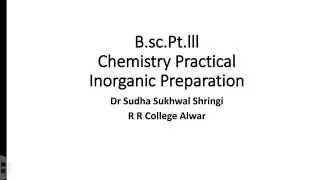preparation of Hexaammine Nickel (ll) chloride by Dr Sudha Sukhwal Shringi
