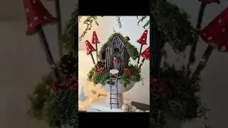 DIY M&auml;rchenhaus🏡Aus Milchkarton, &Auml;sten#M&auml;rchenhausDIY #WaldDeko#UpcyclingDIY #FairyHouse#MiniHausDIY