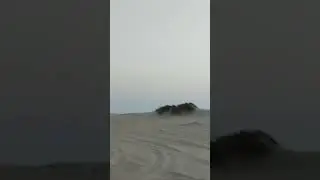 Sand field.