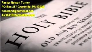 Noah and the Animals: a sermon by Pastor Nelson Turner of AV1611Reformation.com