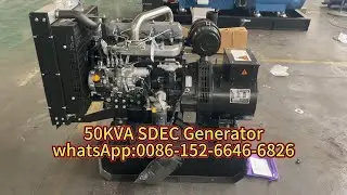 40KW 50kVA SDEC Shangchai Diesel Generator for Drone Charging Power