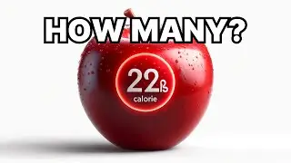 How many calories are there in apples?