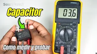 Como usar el mult&iacute;metro digital para medir y probar capacitor el&eacute;ctrico