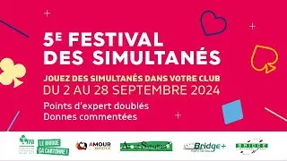 Festival des simultan&eacute;s 2024 : commentaires des donnes de la s&eacute;ance du samedi 21 septembre