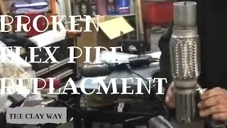 How to fix a Ford Escape broken flex, pipe loud exhaust cheap easy repair!!! ￼