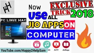 JioTv on PC | Laptop | Desktop without jio network : Web Version Solution [Exclusive Trick] 2018