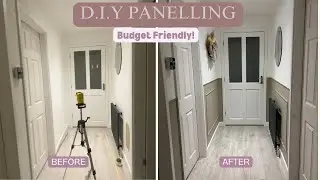 D.I.Y Panelling | Hallway Transformation | Easy Cost  Effective D.I.Y