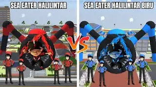 EXPERIMEN 100 BOBOIBOY KUASA HALILINTAR SEA EATER VS 100 BOBOIBOY SEA EATER HALILINTAR BIRU!😱 SAKURA