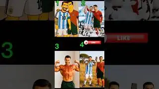 Ronaldo messi ai animation video for kids #ronaldo #aishorts #messi #football