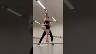 Trying Pirouettes in Ballet Class. Astana Opera. #ballet #pirouette #practice #balletdancer