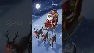 Cat Santa&rsquo;s Sleigh Ride 🎅🐾 #CatSanta #RudolphCats #ChristmasCats #HolidayVibes #MeowChristmas