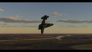 Два Як-1 перехват пары Bf110. Блямс!  IL-2 Shturmovik Great Battles.Track IR