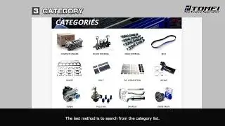 All New!  TOMEI online catalog