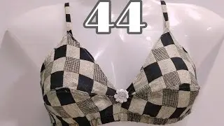 Machine,Designer blouse44 साइज के लिए ब्रा की कटिंग और सिलाई कैसे करें