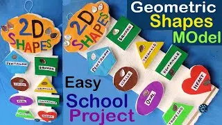 2d geometric shapes model for school project